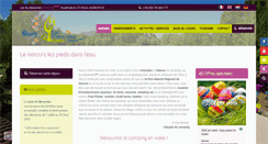 Desktop Screenshot of camping-lac-vercors.com
